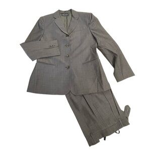 Vintage Sergio Pellari two pieces pants suit womens size 42